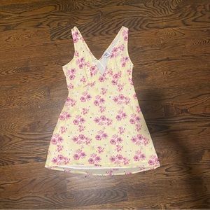 Princess Polly Nellie Dress Yellow Floral